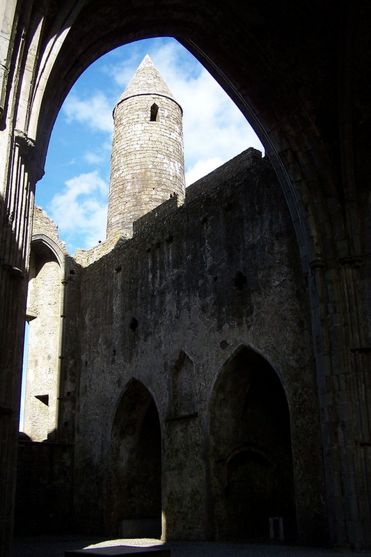 Inside the cathedral, Rock of Cashel