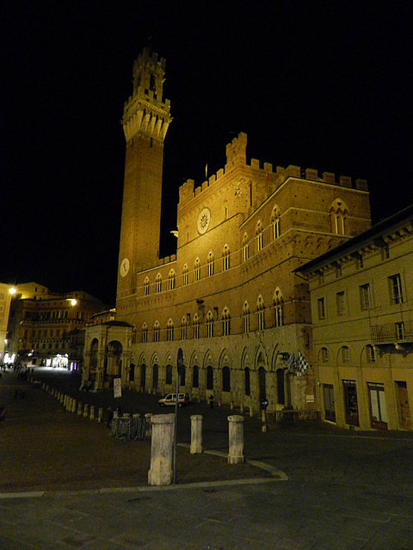 City Hall in Il Campo in historic Siena