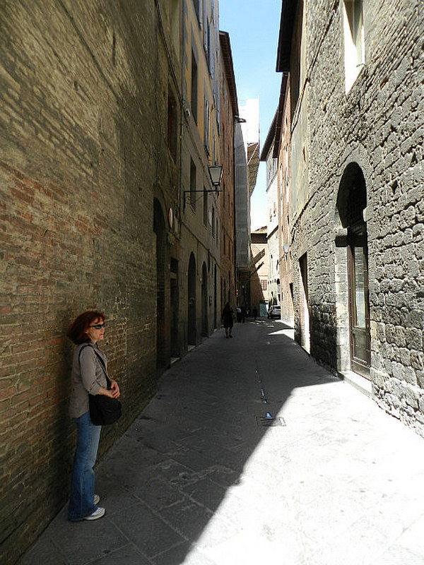 A street in Siena