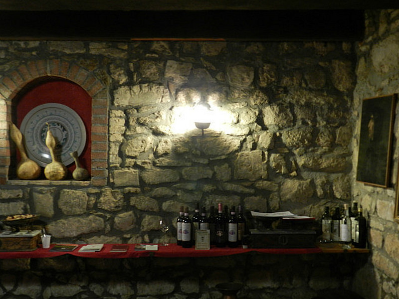 Padelletti Winery cellar tasting room