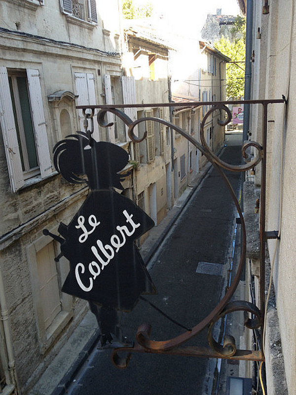 Outside our room at Hotel Le Colbert