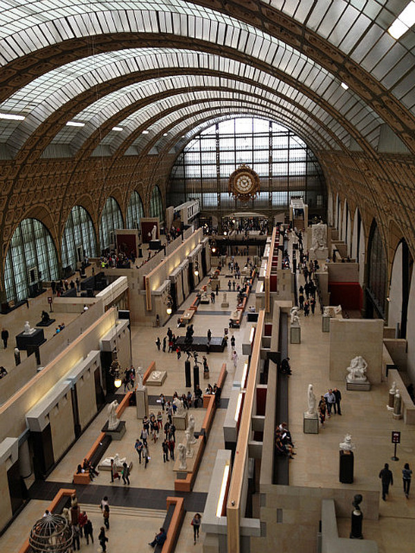 Overlooking the grand expanse of the Orsay Museum