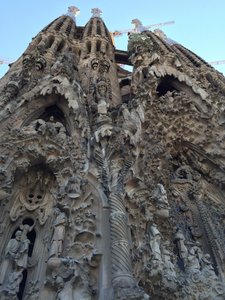 The Passion Facade of Sagrada Familia