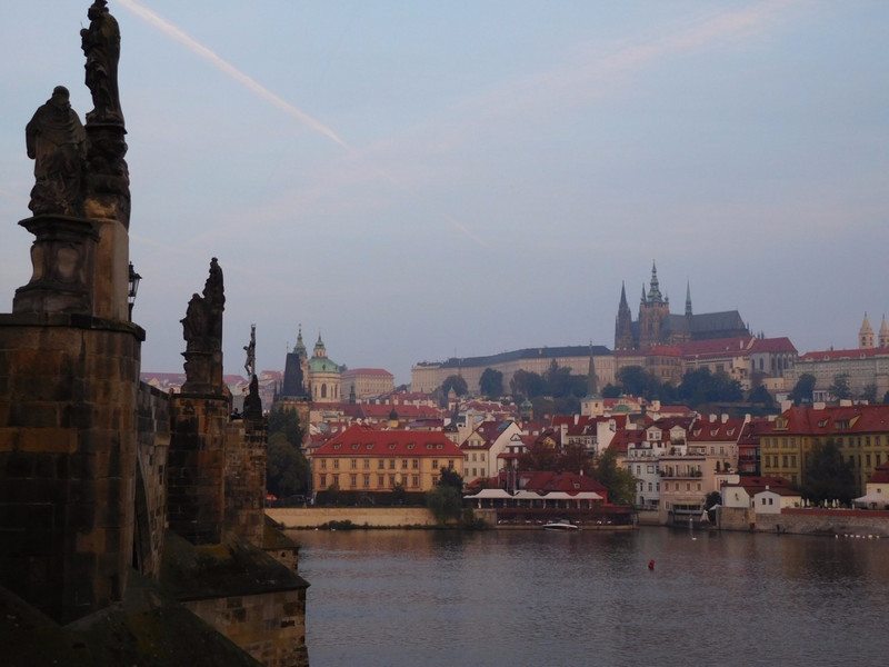 From east end of Charles Bridge