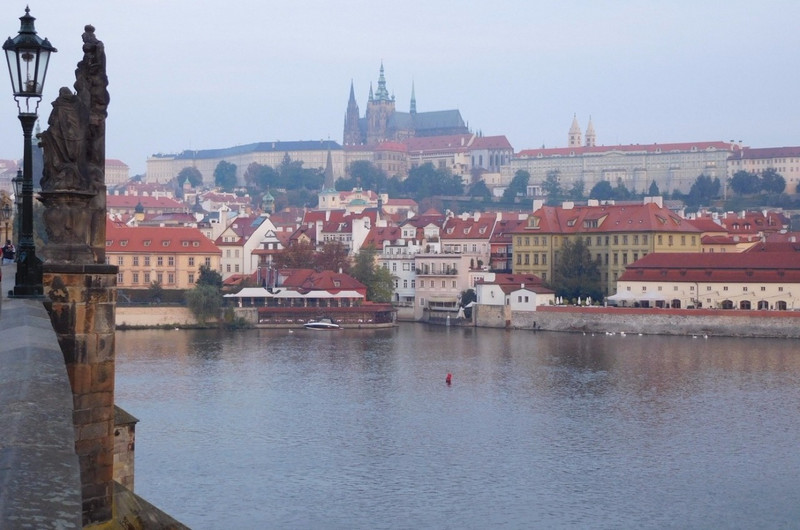 Looking west to Prague Castle