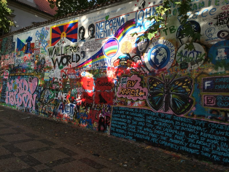 Lennon Wall in Prague