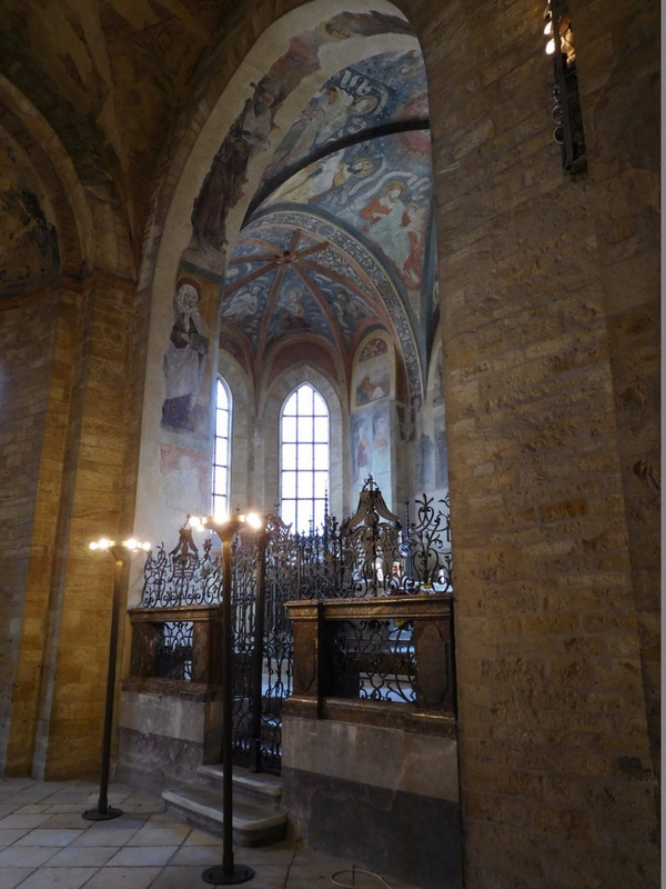 Inside St. George&#39;s Basilica at Prague Castle