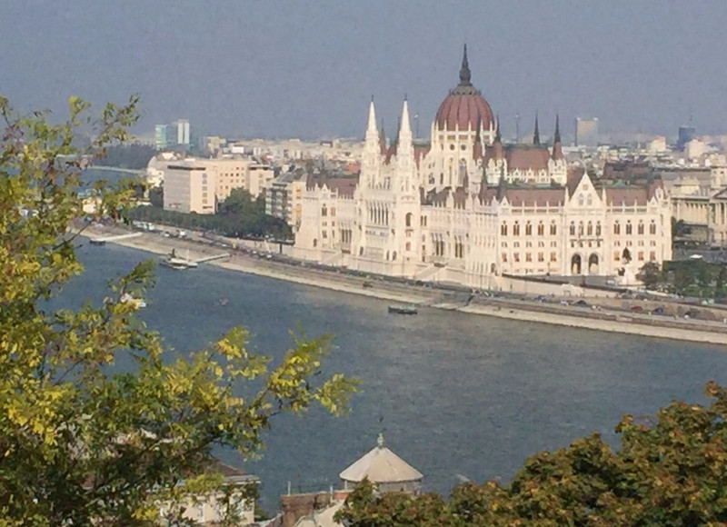 Hungarian Parliament Building from Buda Castle