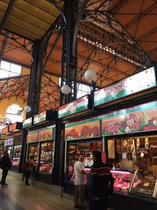 Shopping at Great Market Hall, Budapest