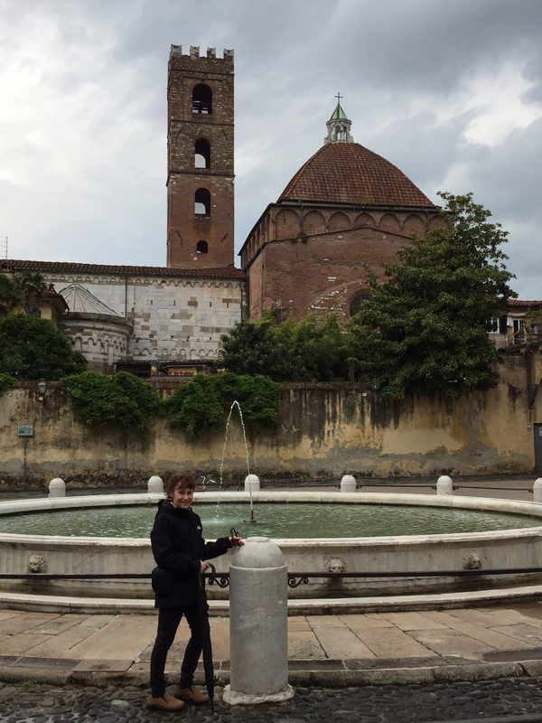 Fountain behind San Giovanni Church