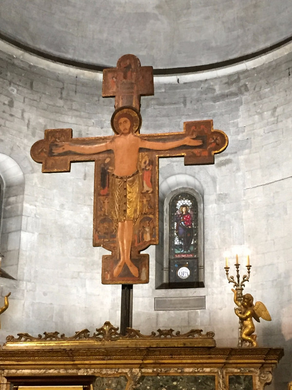12th Century wooden crucifix