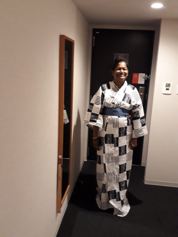 In Kimono