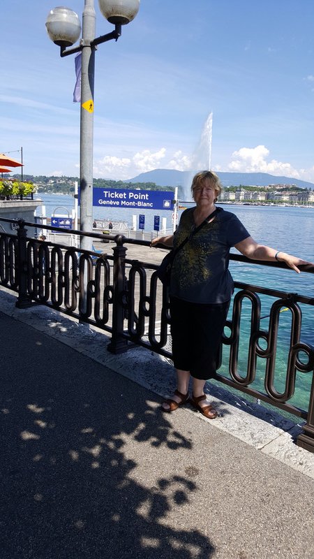 Deb at Lake Geneva