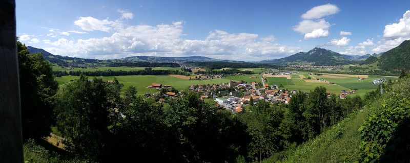 View from Gruyere Castle