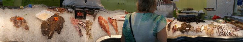 pano of fish part of market 