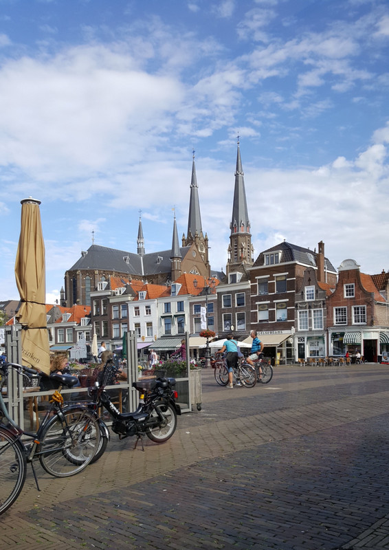 A view of Delft town square