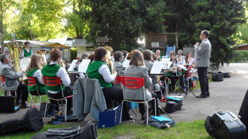 Band concert at Camping Belchenblick