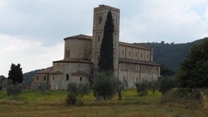Abbey of Sant&#39;Antimo, near Castelnuovo dell&#39;Abate