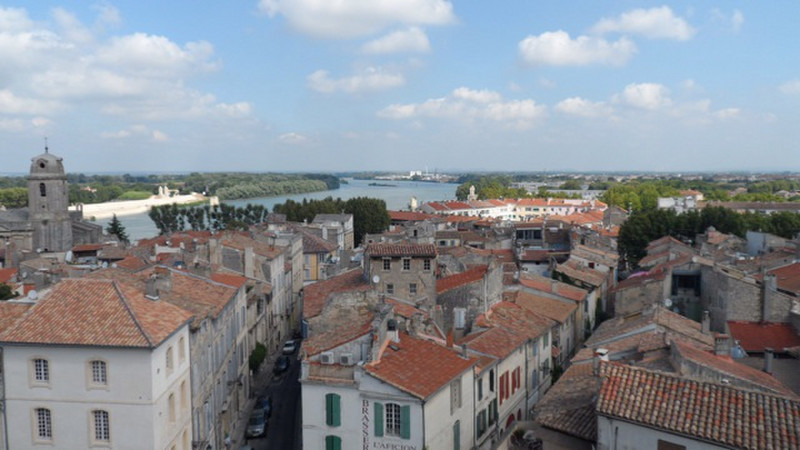 View across Arles