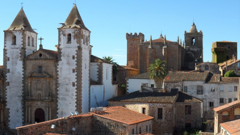 From bell tower of the cathedral, Cacares