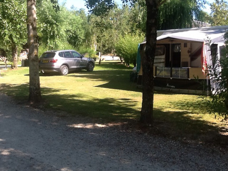 Our pitch, Camping Le Cormier