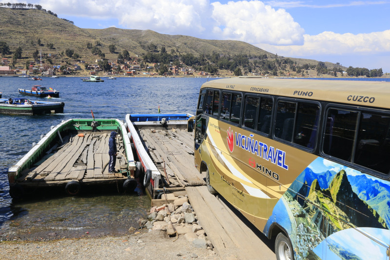 Crossing Lake Titicaca 