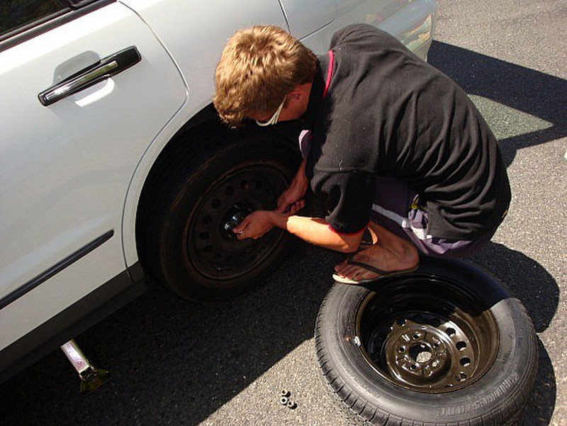Flat tyre :(