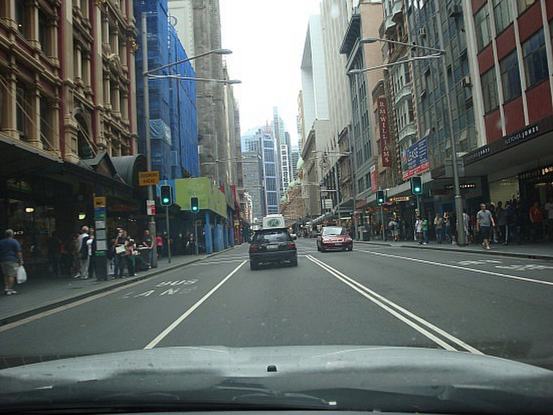 Navigating through Sydney City