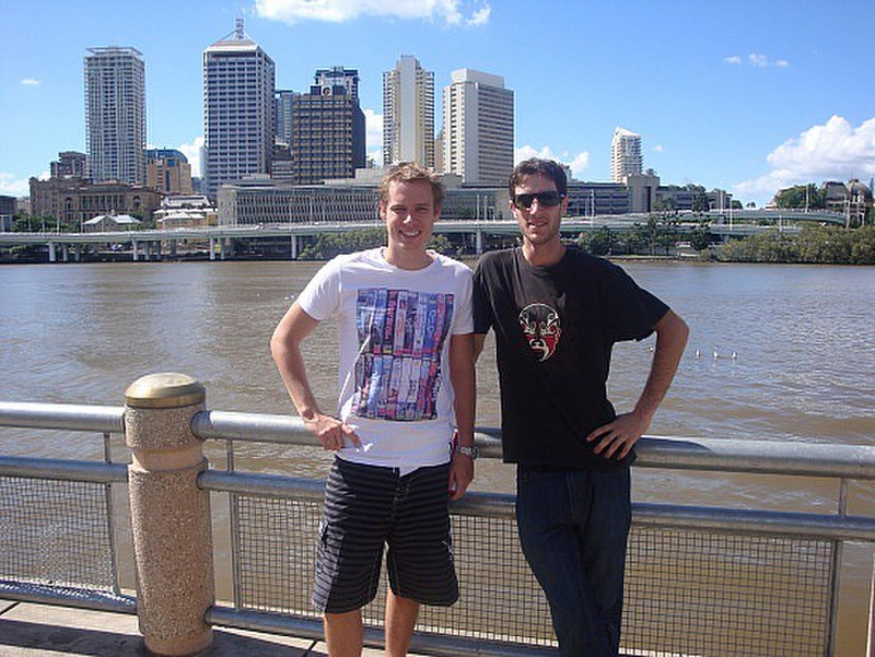 Catching up with Jimmy in Brisbane