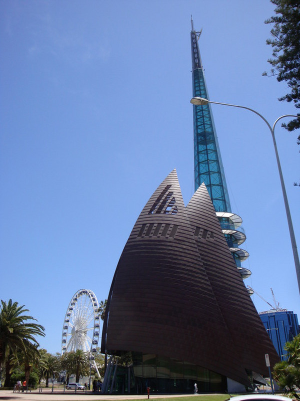 Perth Bell tower and Ferris wheel