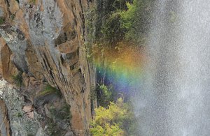 Rainbow At Minyon Falls