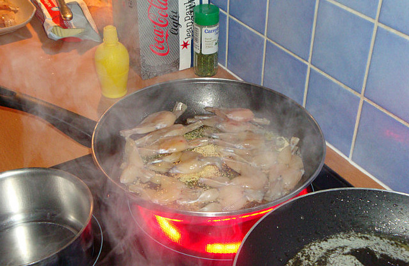 Cooking Frogs Legs