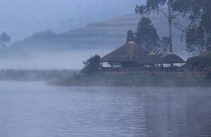 Morning Fog At Lake Bunyoni