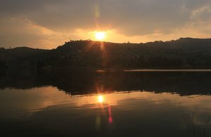 Sunset At Lake Bunyoni
