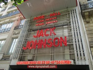 Jack Johnson Gig Paris