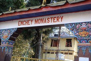Enchey Monastery Entrance