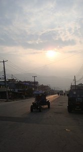 Sun Setting in Pokhara