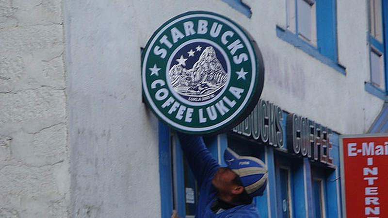 Starbucks in the Himalayas