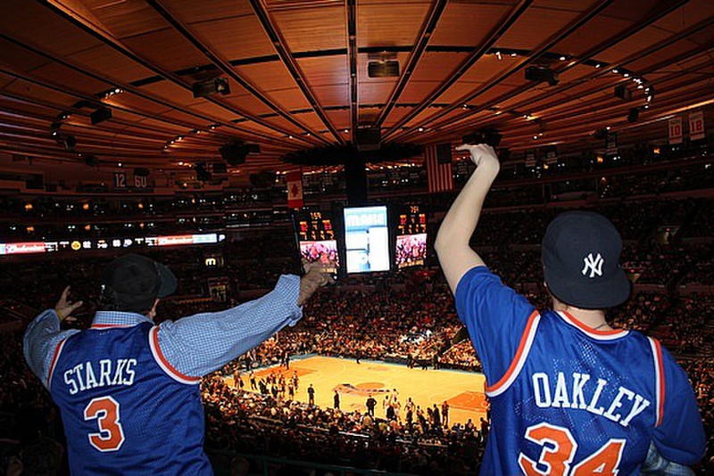 BBall Game At Madison Square Garden