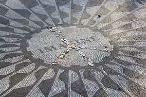 John Lennon Memorial Central Park