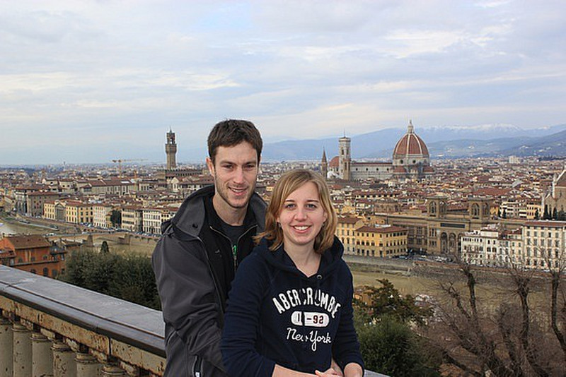 Anna And Me With Florence Views
