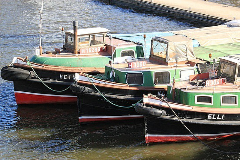 Hamburg Riverside Boats
