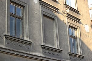 Concreted Windows In Former Jewish Ghetto
