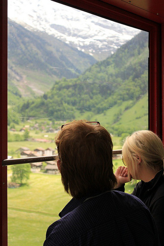 Cable Car From Stechelberg To Gimmelwald