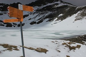 Semi Frozen Lake