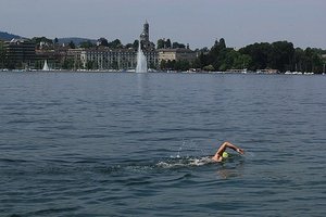 Swimming In Lake Obersee
