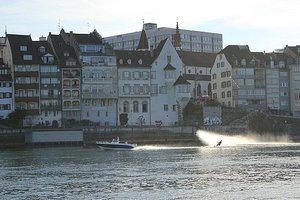 Water Skiing On The Rhine