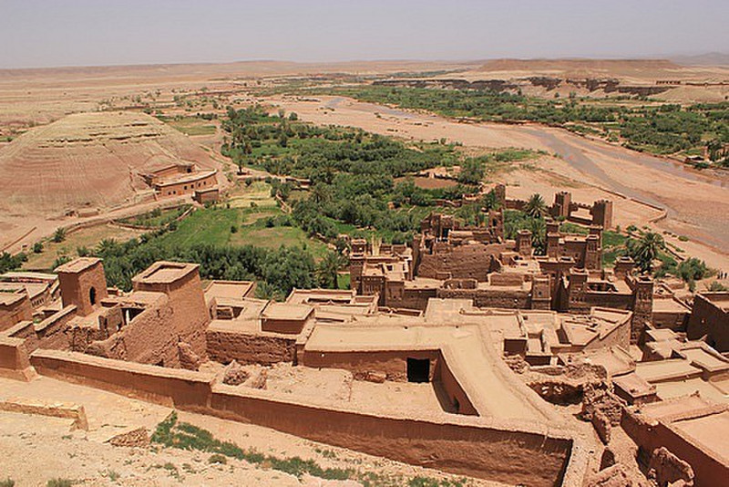 View From Kasbah Ait Benhaddou