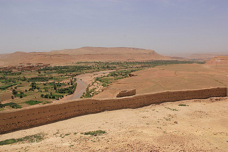 View From Kasbah Ait Benhaddou