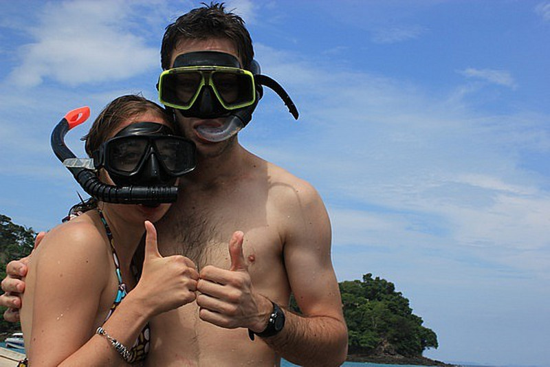 Anna And I About To Snorkel